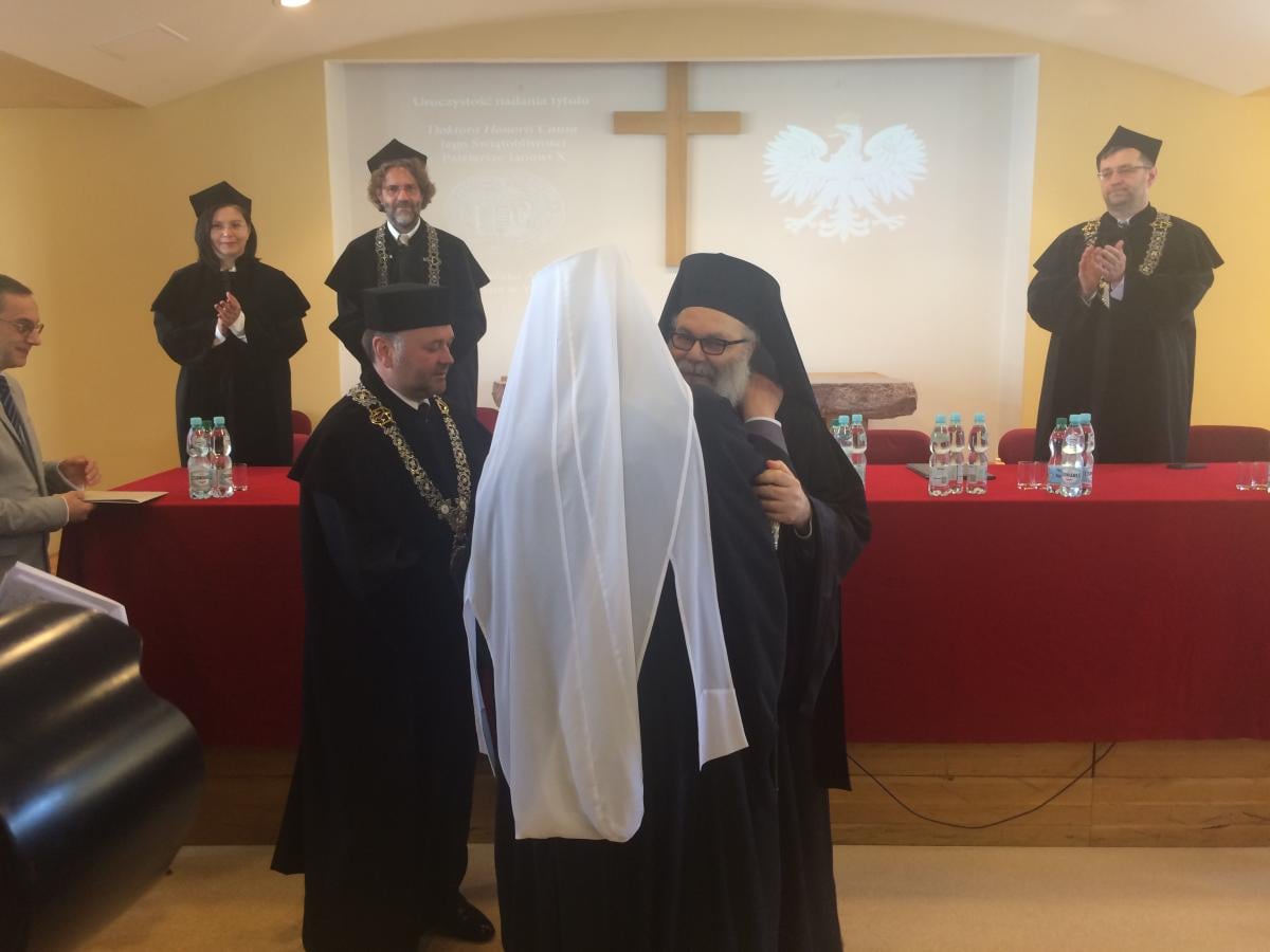 doktorat honoris causa ChAT dla Patriarchy Antiochii