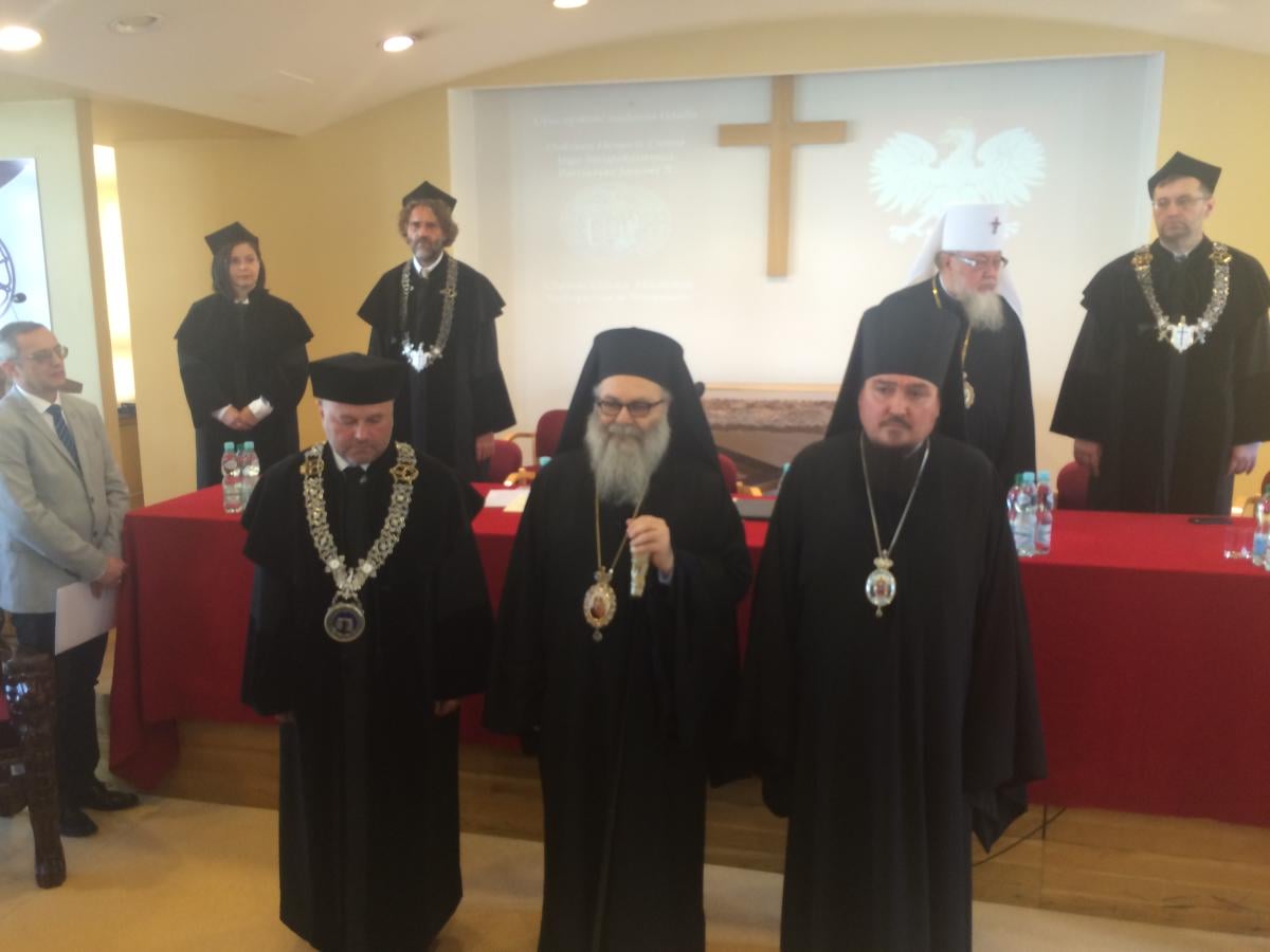 doktorat honoris causa ChAT dla Patriarchy Antiochii
