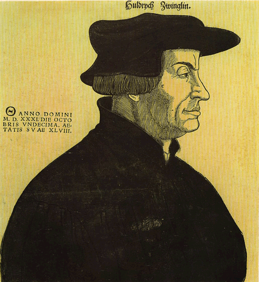 Szwajcarski reformator Ulrich Zwingli