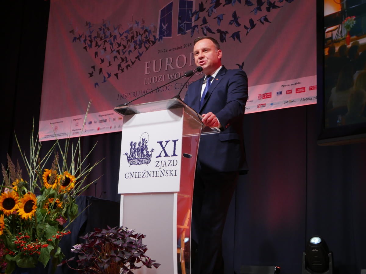 przemwówienie Prezydenta RP Andrzeja Dudy