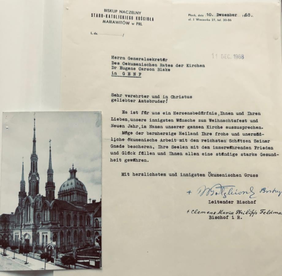 życzenia bożonarodzeniowe Kościoła Starokatolickiego Mariawitów do ŚRK