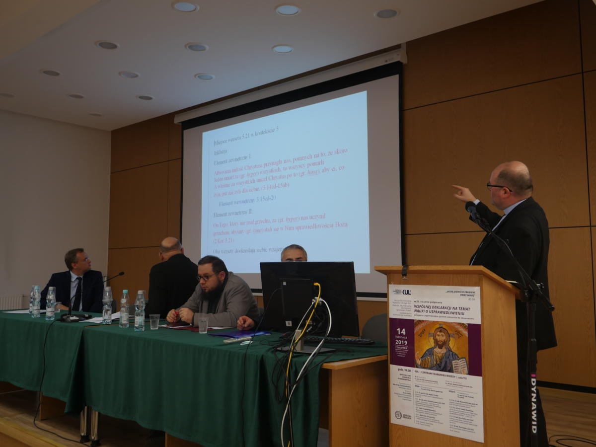konferencja na KUL - 20-lecie Wspólnej Deklaracji o Usprawiedliwieniu