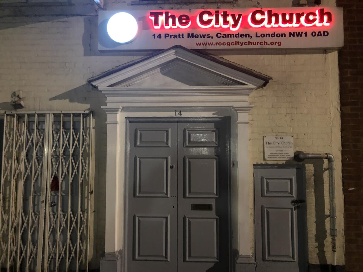 siedziba ewangelikalnego kościoła w londyńskiej dzielnicy Camden
